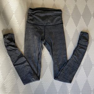 Lululemon Ruched Leggings w/ Foot Slip